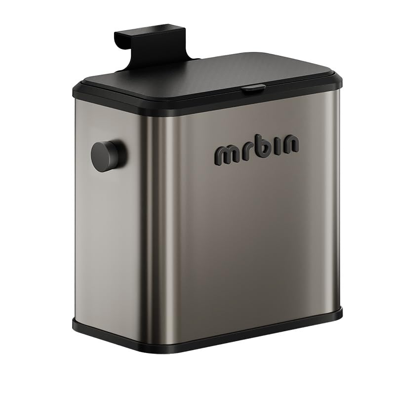 Compost Bin with Lid and Inner Bucket Stainless Steel Indoor Countertop Scrap Container