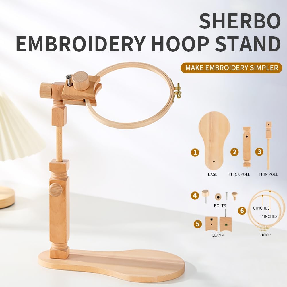 Sherbo Adjustable Embroidery Hoop Stand