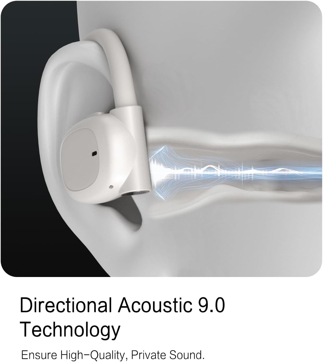 Open Ear Headphones Waterproof, Bluetooth