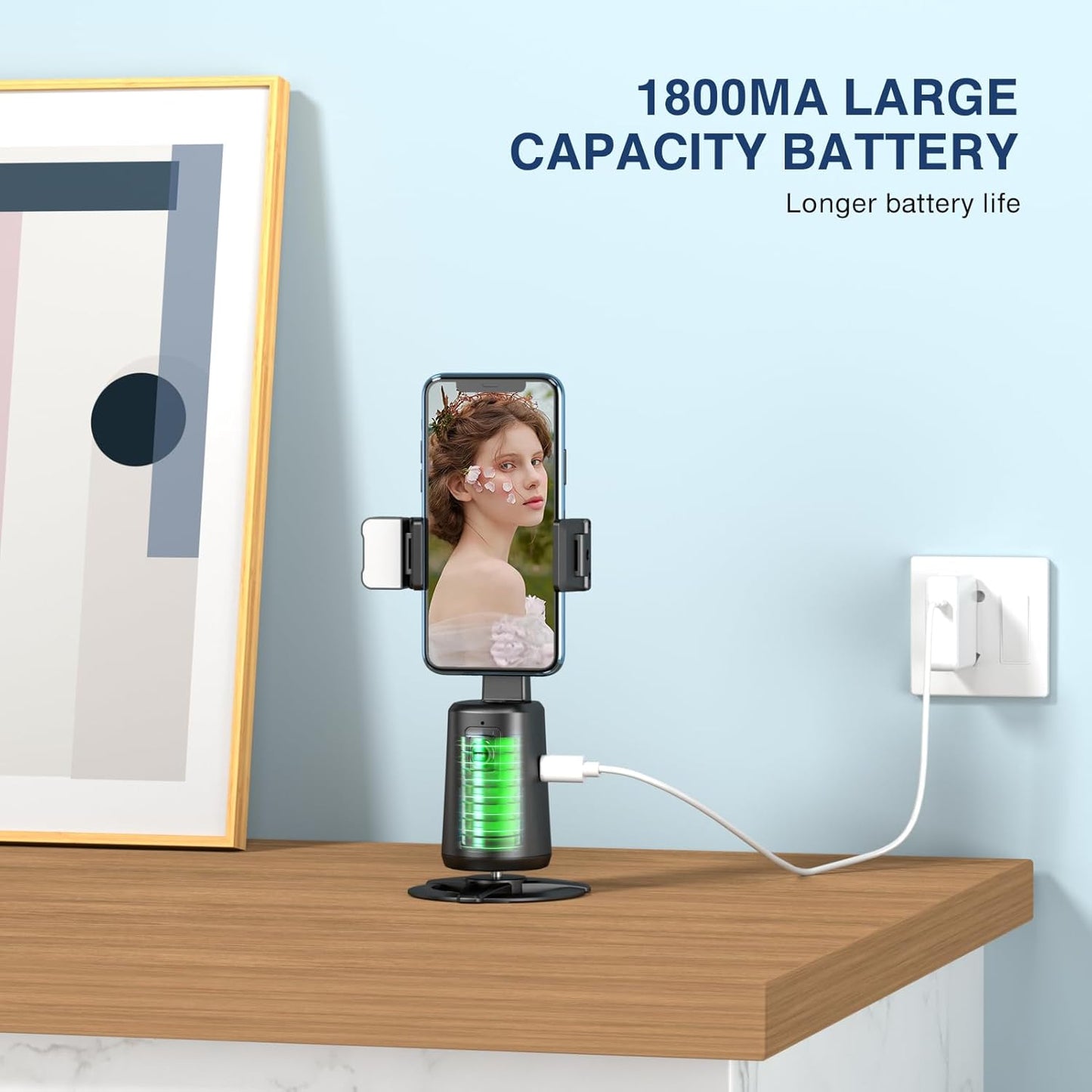 Auto Face Tracking Tripod 360° Rotating