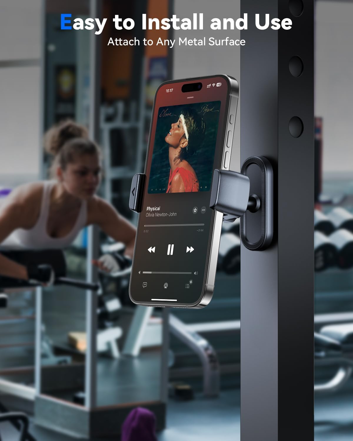 Gym Magnetic Phone Holder