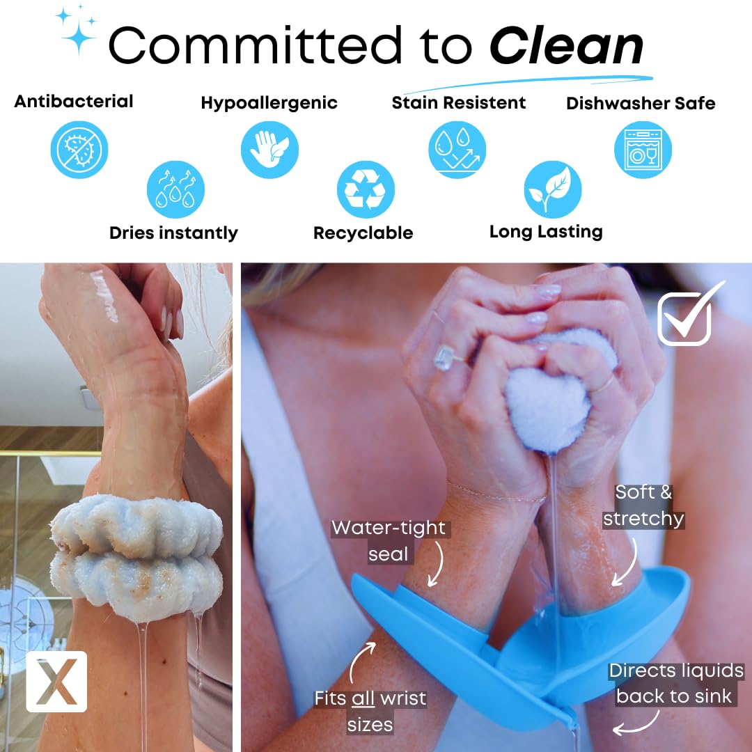 LiquiBands Face Washing Wristbands