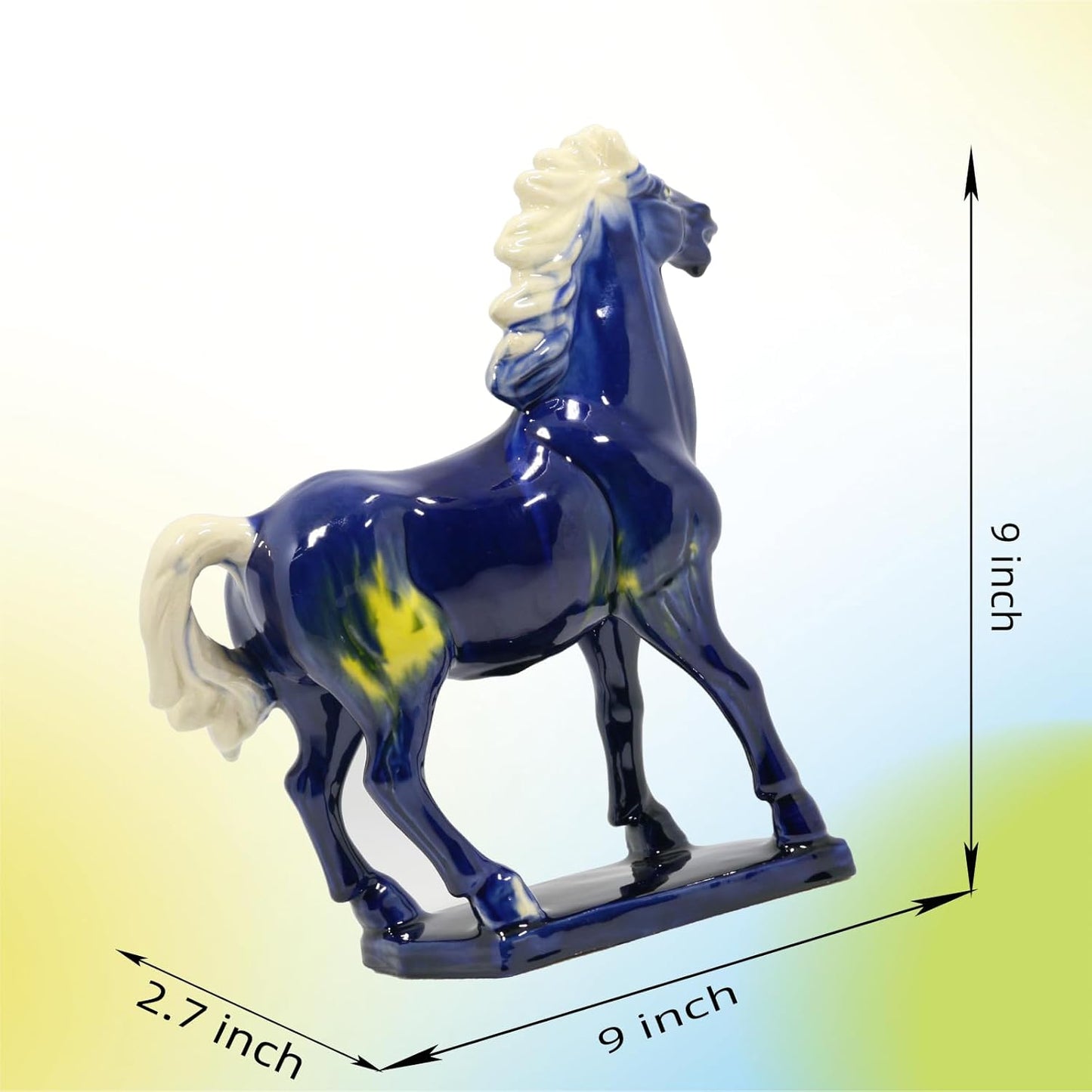 Ceramic Horse Sculpture