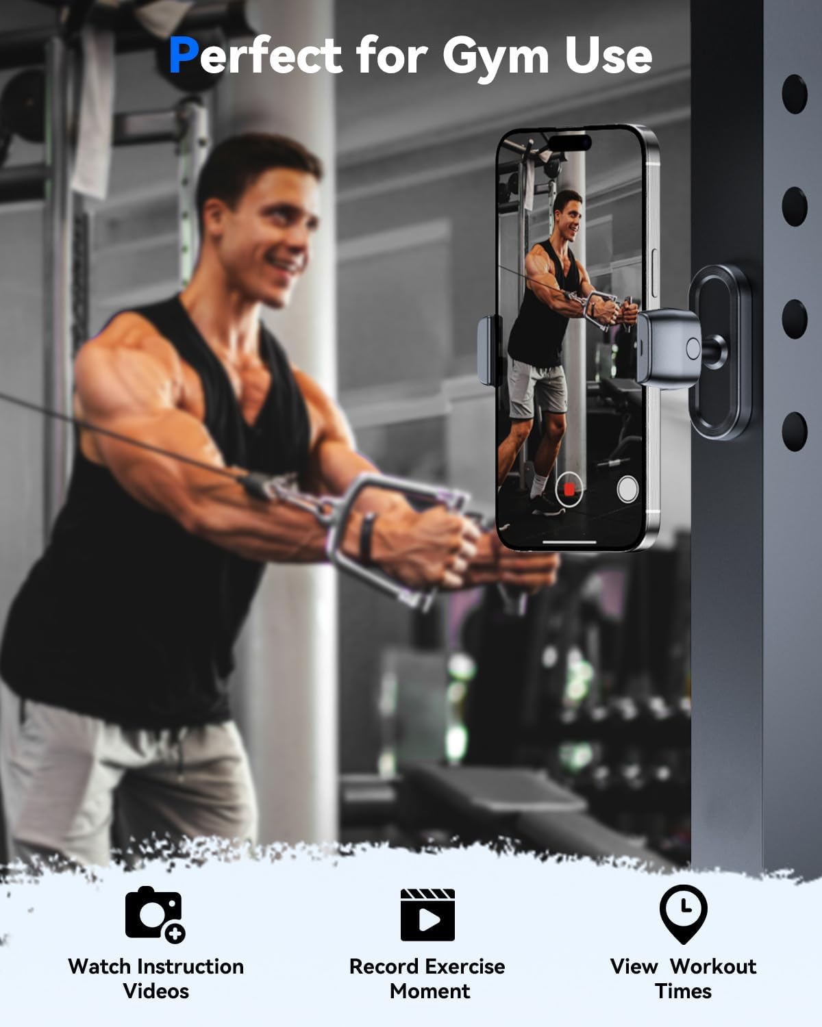 Gym Magnetic Phone Holder