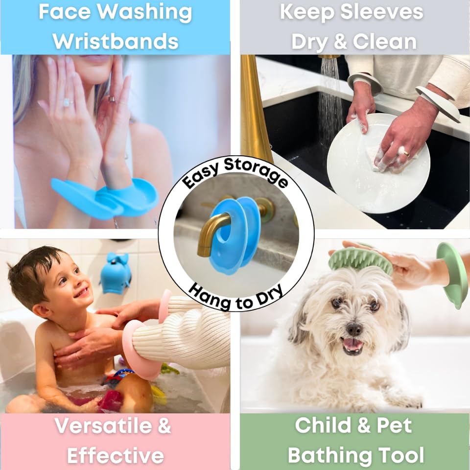 LiquiBands Face Washing Wristbands