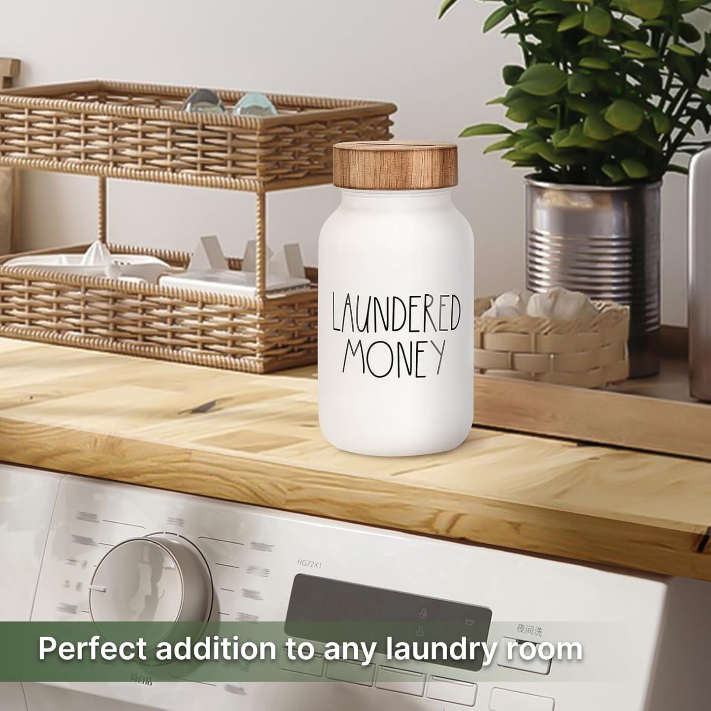 Funny Laundered Money Tip Jar Piggy Bank