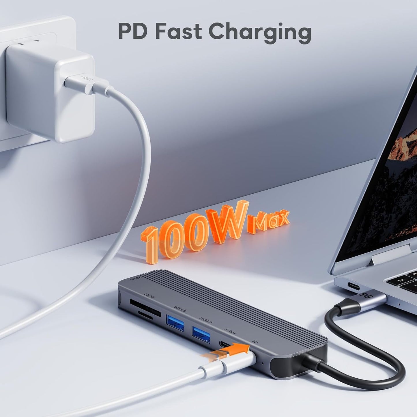 USB C Hub with 4K HDMI (7-in-1)