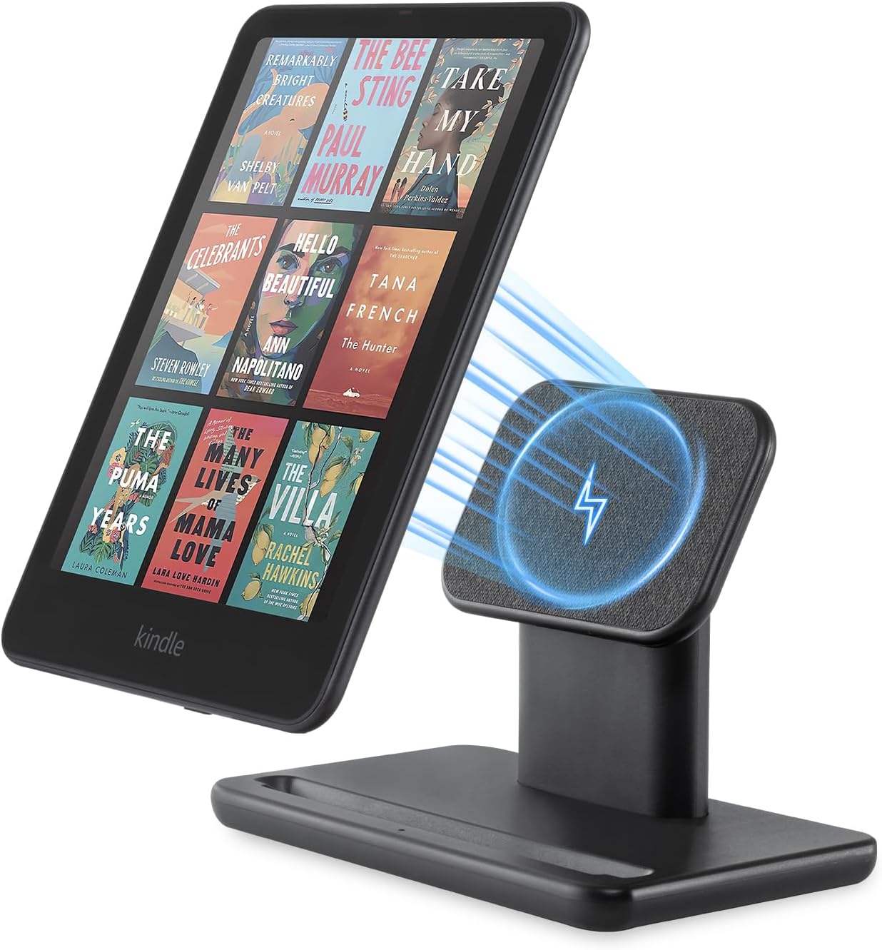 CoBak Wireless Charger Stand Compatible with iPhone & Kindle Colorsoft Signature Edition