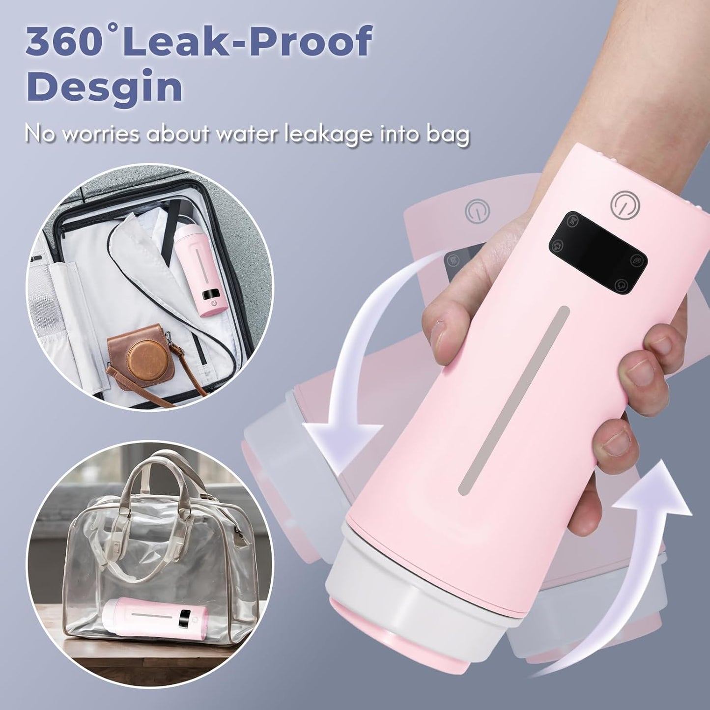 Portable Electric Kettle with LCD Display