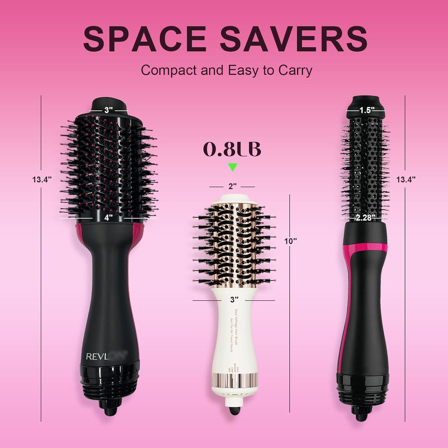 4-in-1 Travel Blow Dryer Brush