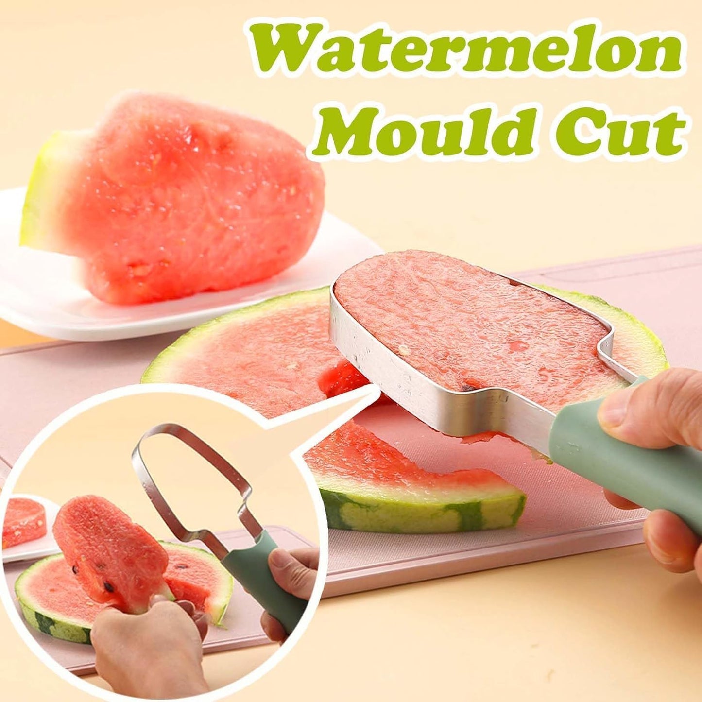 Oleex 3 in 1 Watermelon Cutter Slicer Tool