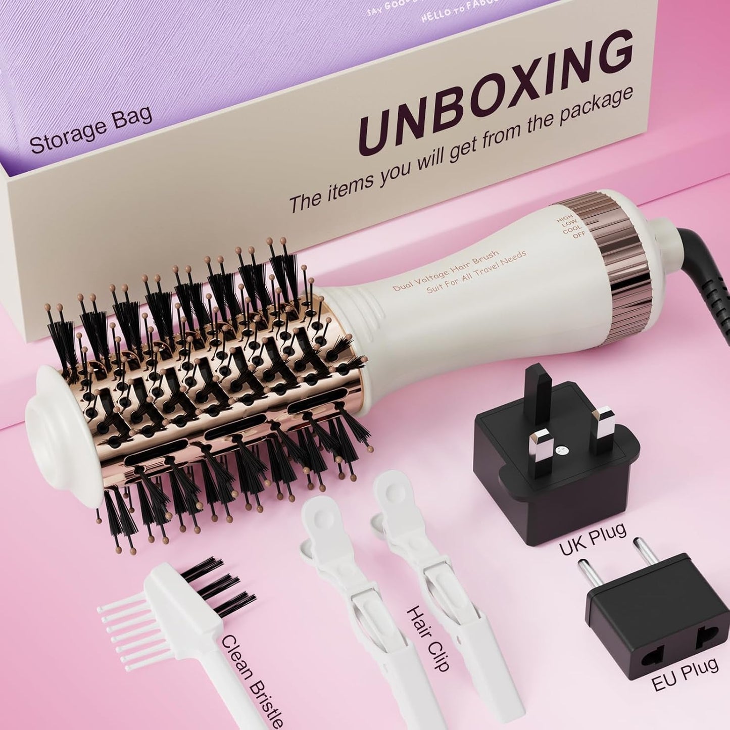 4-in-1 Travel Blow Dryer Brush