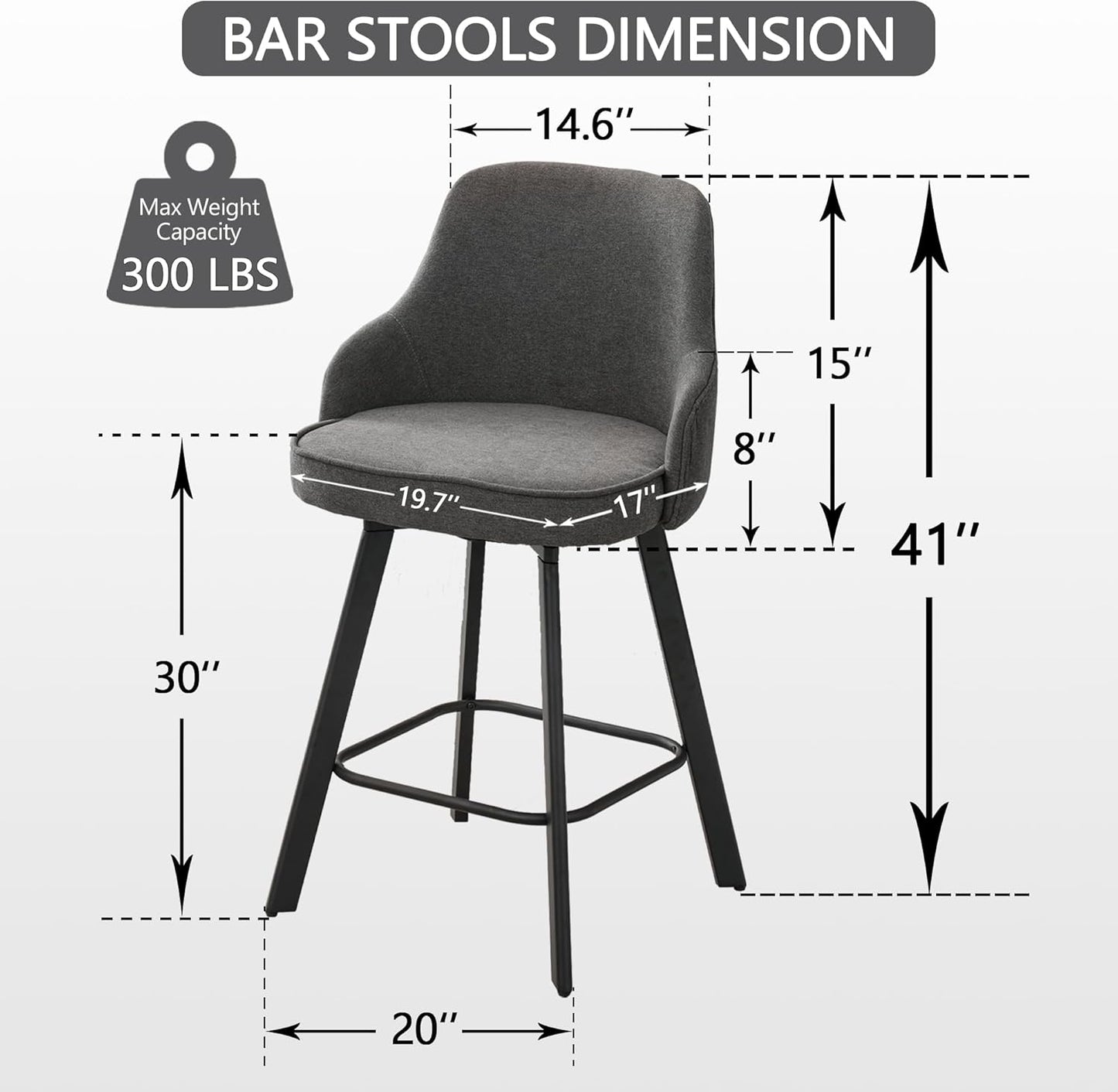Bar Stools Set of 4