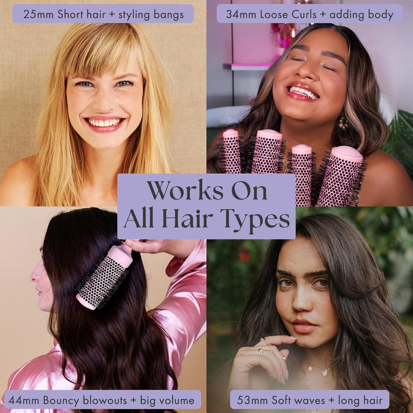 Lily England Round Blow Dry Brush Set