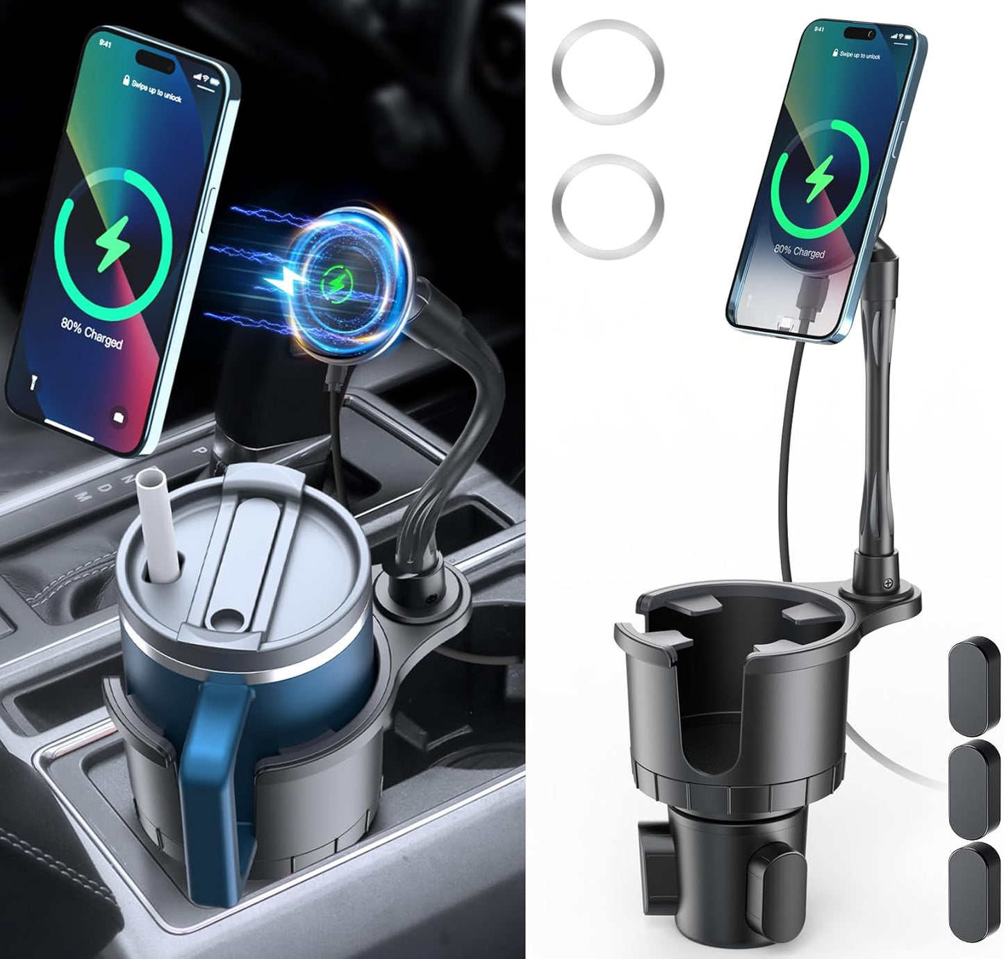 Magnetic Wireless Cup Phone Holder for Magsafe