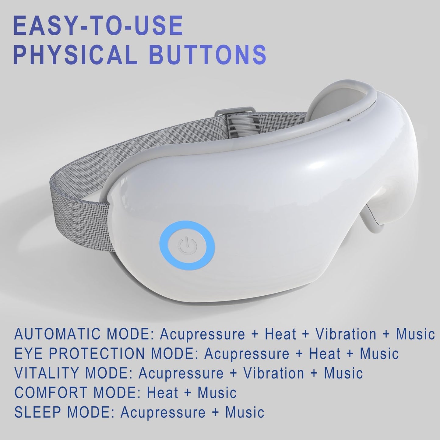 Eye Massager with Heat and Music Sleep Eye Mask