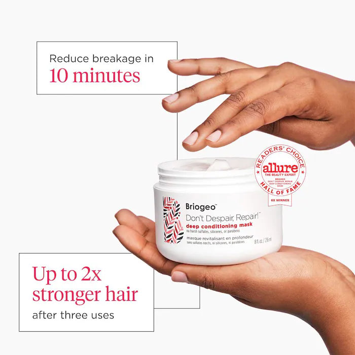 Briogeo Don't Despair, Repair! Shampoo, Conditioner and Conditioning Mask Value Set