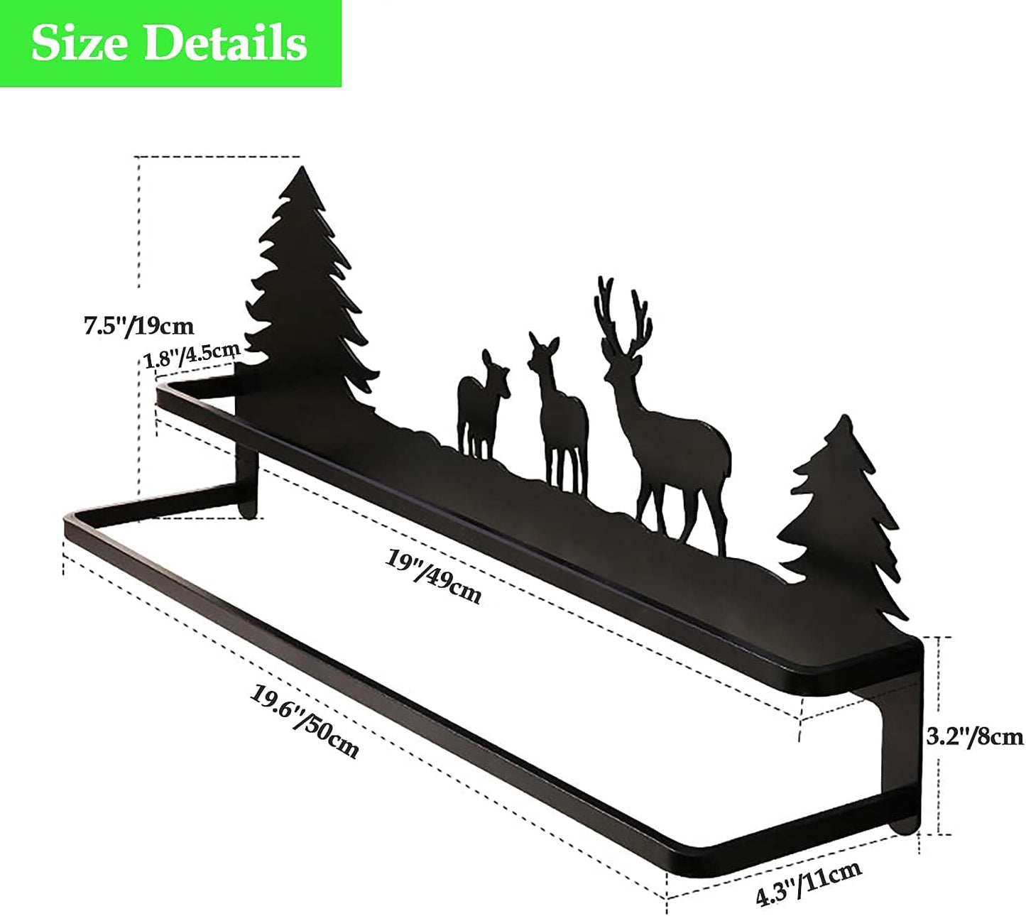 CuteHook Double Towel Bar