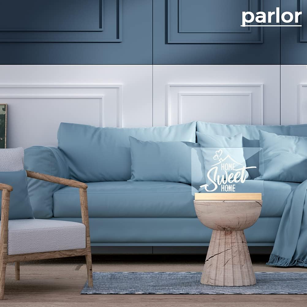 Light Up Clear Dry Drase Board 13 x 9 inch with 5 Markers