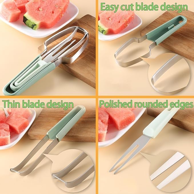 Oleex 3 in 1 Watermelon Cutter Slicer Tool