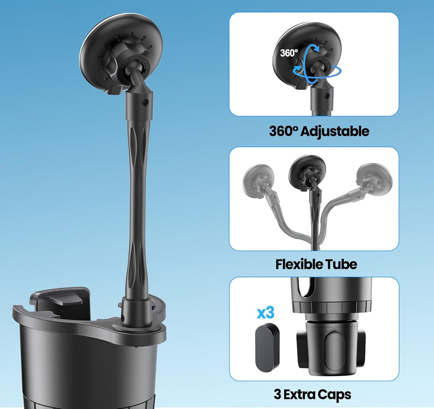 Magnetic Wireless Cup Phone Holder for Magsafe