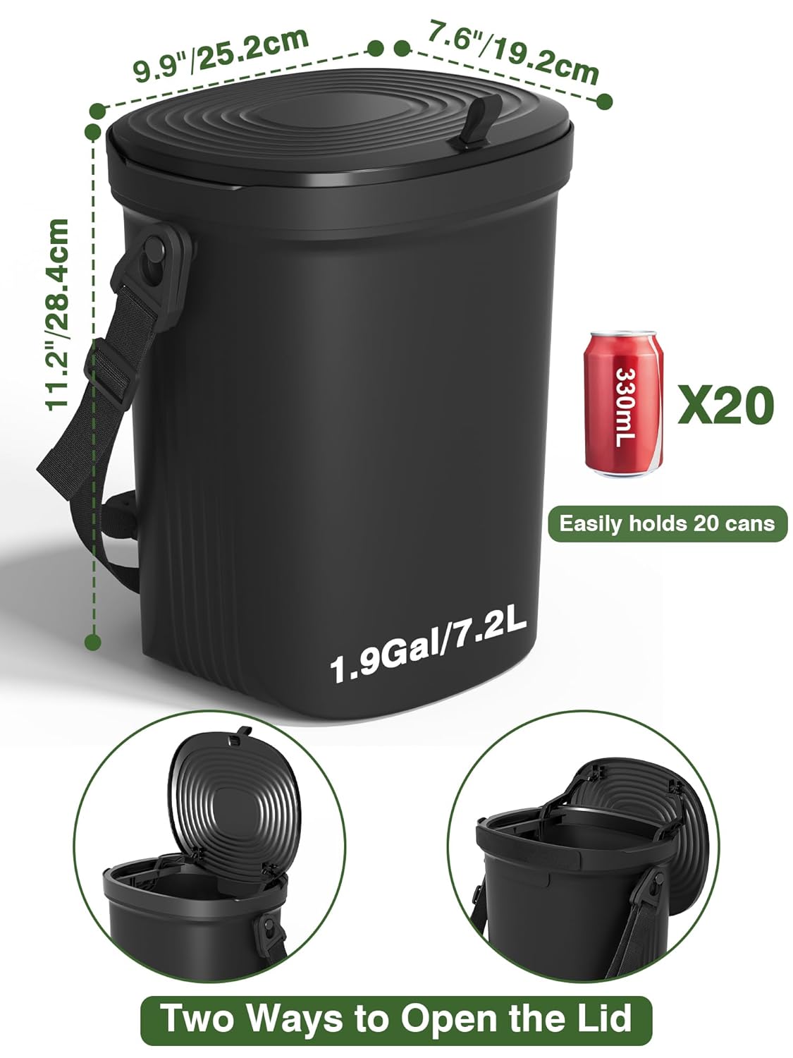 Leakproof Car Container (Storage or Trash)