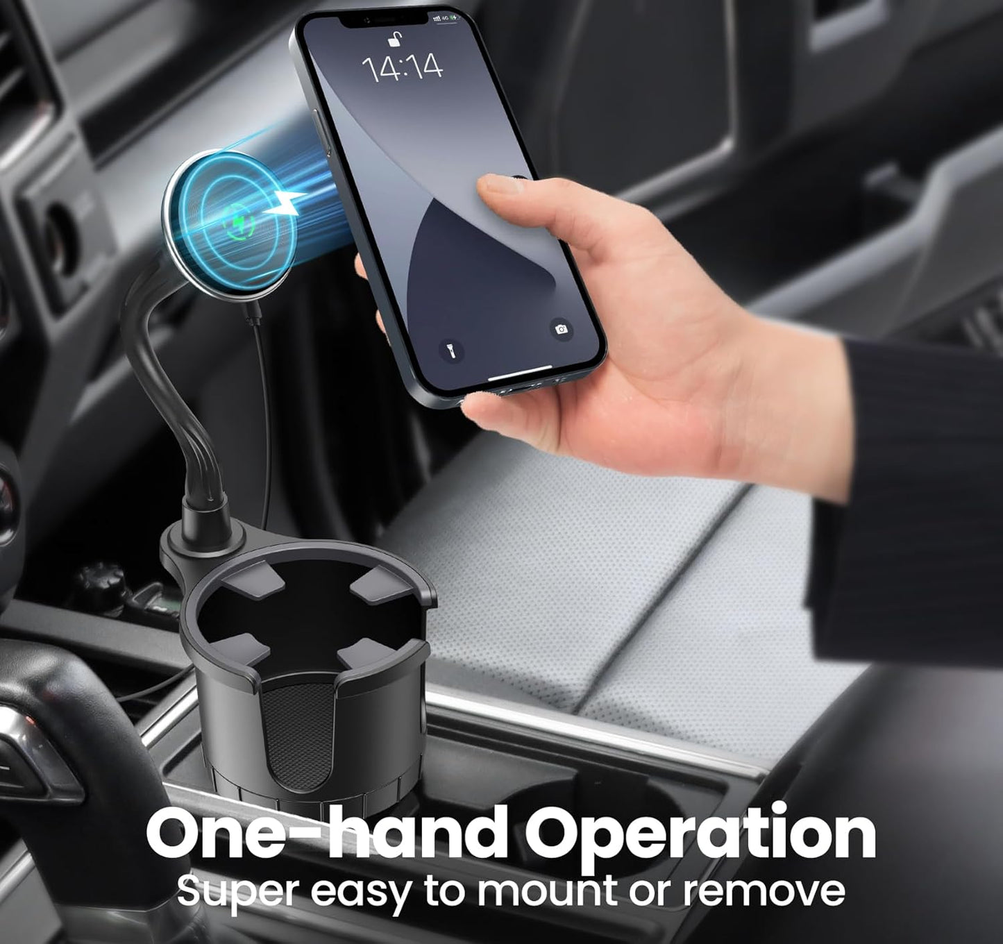 Magnetic Wireless Cup Phone Holder for Magsafe
