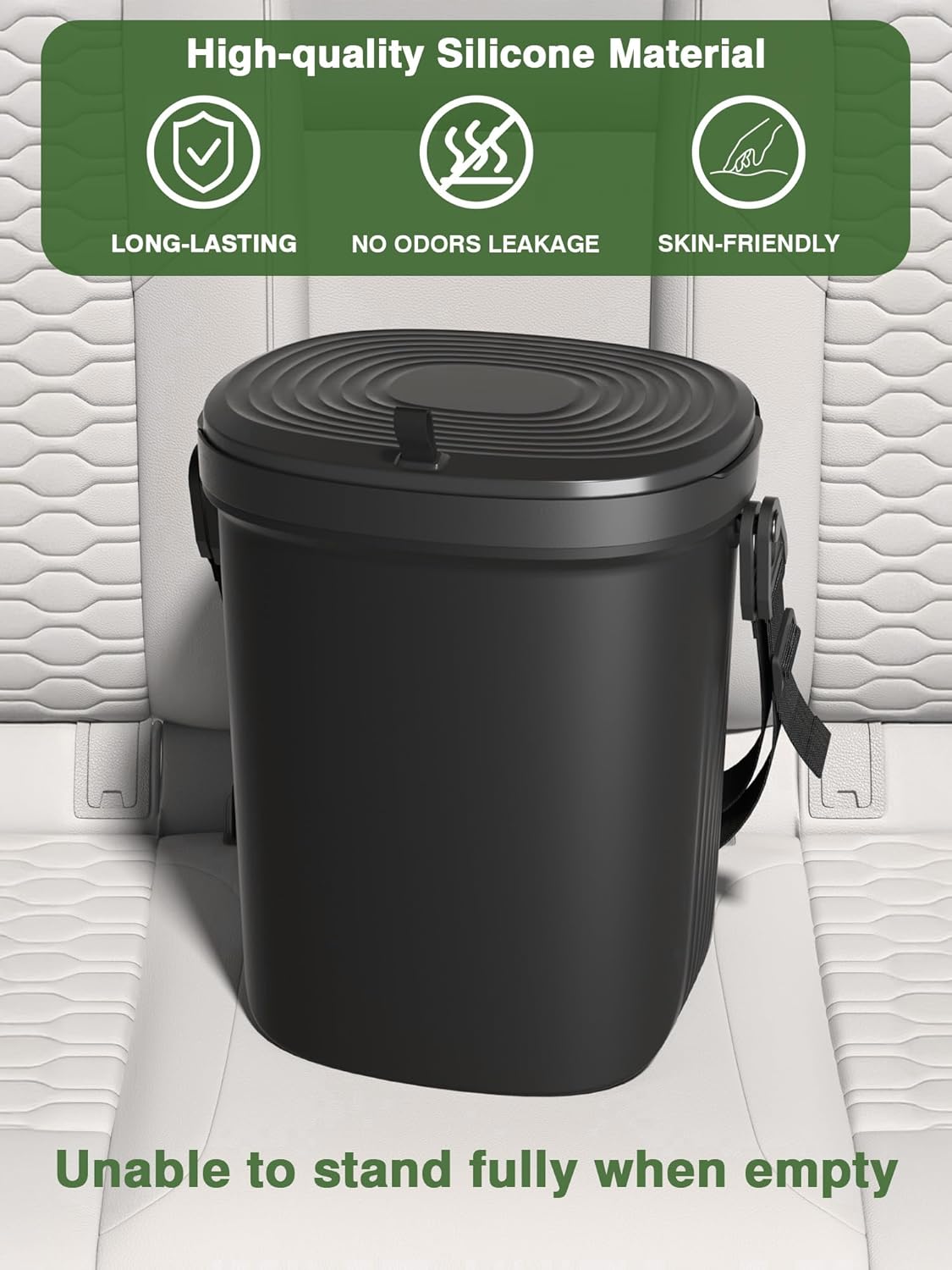 Leakproof Car Container (Storage or Trash)