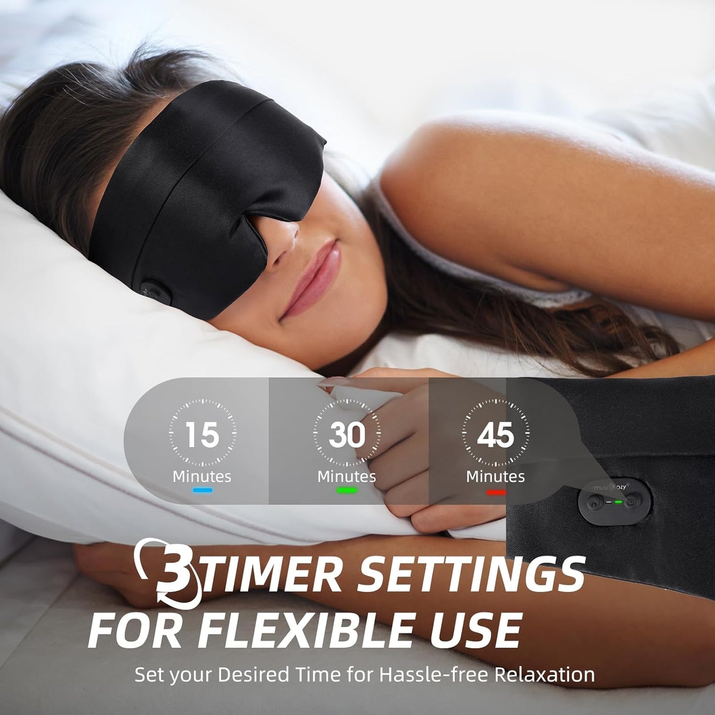 Heated Eye Masks for Dry Eyes, Cordless Silk Eye Mask, Warm Eye Compress for Dry Eyes