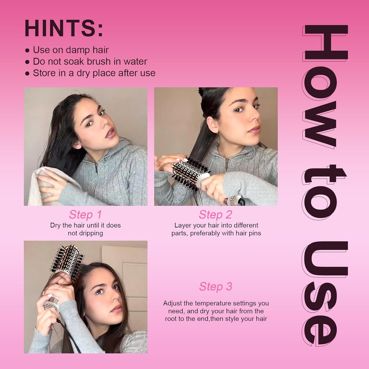 4-in-1 Travel Blow Dryer Brush