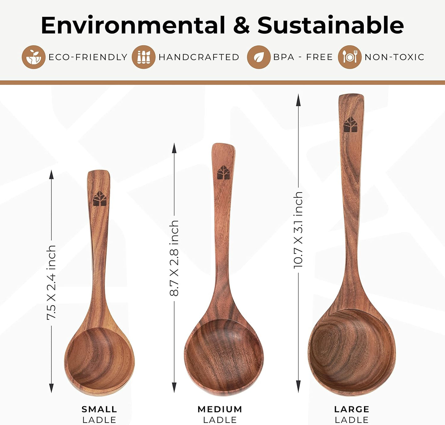 Non-Stick Wooden Spoon Set