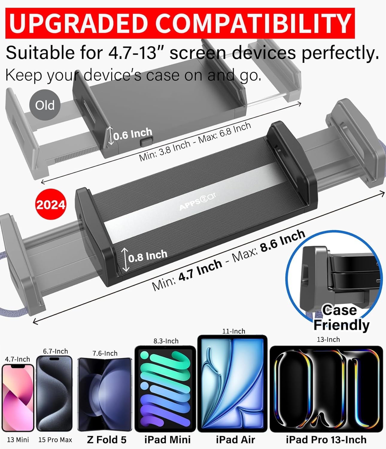 Solid Cup Holder Tablet Mount for Car