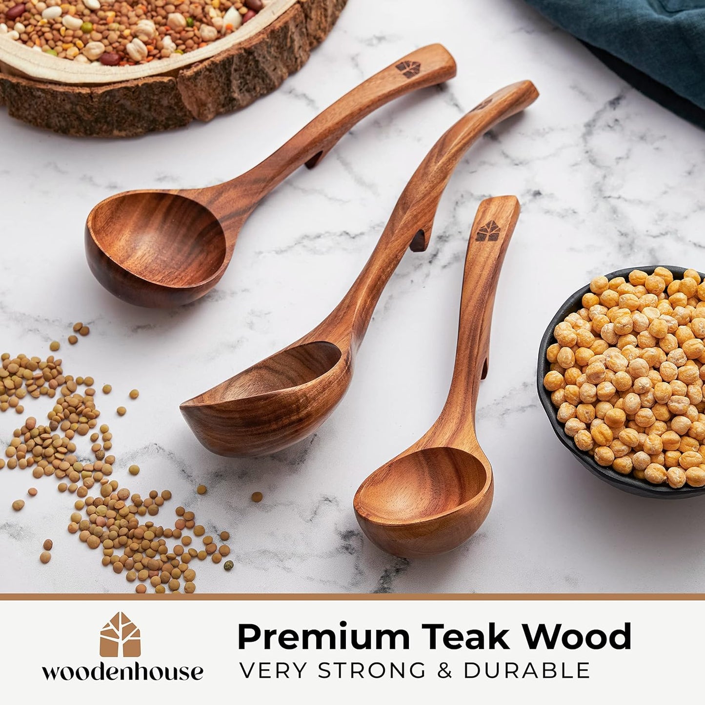 Non-Stick Wooden Spoon Set