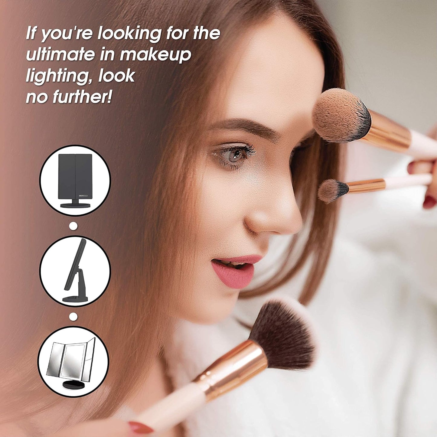 Backlit Makeup Vanity Mirror