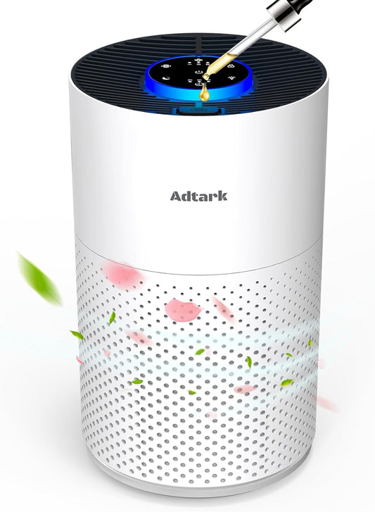 ADTARK Air Purifier with H14 True HEPA 3-in-1 Filter