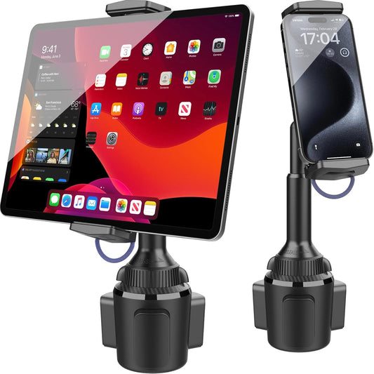 Solid Cup Holder Tablet Mount for Car