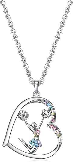Rainbow Cheerleader Necklace