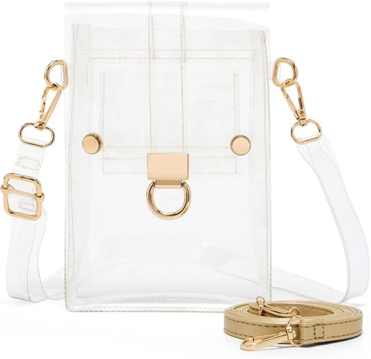 Women Clear Clutch Purse Crossbody Stadium Approved
