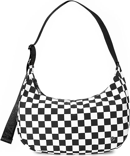 Nylon Crescent Crossbody Bag