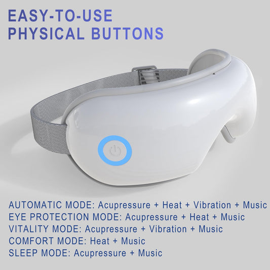Eye Massager with Heat and Music Sleep Eye Mask