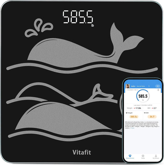 Vitafit Amazing 600lb Smart Bathroom Scale for Body Weight