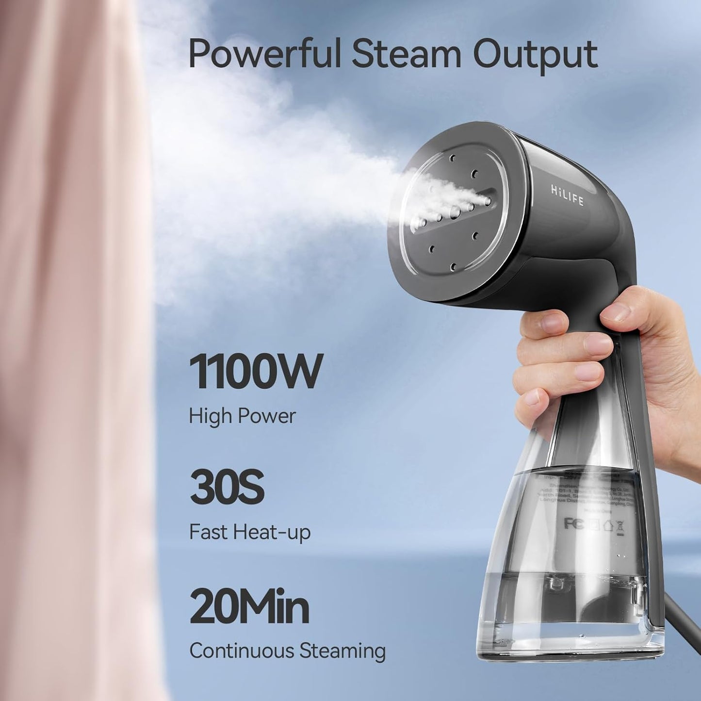 HiLIFE Portable Steamer for Clothes