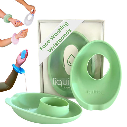 LiquiBands Face Washing Wristbands